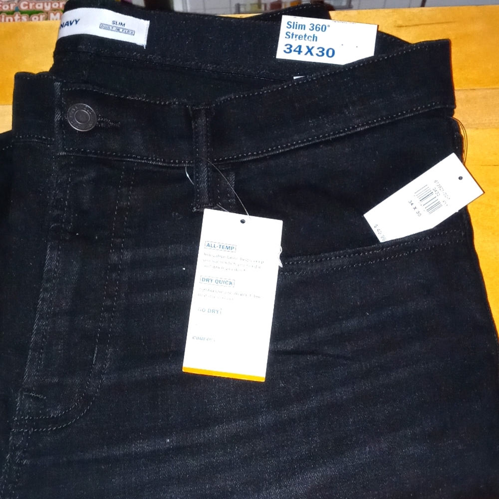 Old Navy men's jeans size 34x30 black